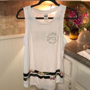 VS Pink white tank